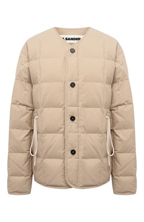 Женская пуховая куртка JIL SANDER бежевого цвета по цене 133500 руб., арт. JPPS440394-WS460800 | Фото 1 Женская пуховая куртка JIL SANDER бежевого цвета, арт. JPPS440394-WS460800 | Фото 1