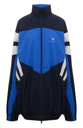 Женская куртка BALENCIAGA синего цвета по цене 131000 руб., арт. 659031/TK048 | Фото 1 Женская куртка BALENCIAGA синего цвета, арт. 659031/TK048 | Фото 1