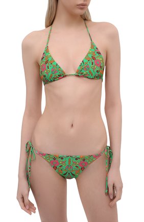 Женский плавки-бикини TORY BURCH зеленого цвета по цене 11900 руб., арт. 79313 | Фото 2 Женский плавки-бикини TORY BURCH зеленого цвета, арт. 79313 | Фото 2