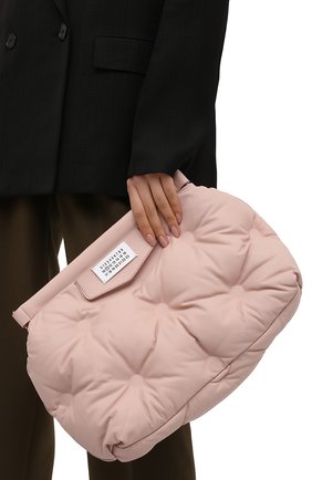 Женская сумка glam slam MAISON MARGIELA светло-розового цвета по цене 132000 руб., арт. S61WG0034/PR818 | Фото 2 Женская сумка glam slam MAISON MARGIELA светло-розового цвета, арт. S61WG0034/PR818 | Фото 2