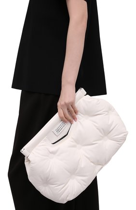 Женская сумка glam slam MAISON MARGIELA белого цвета по цене 132000 руб., арт. S61WG0034/PR818 | Фото 2 Женская сумка glam slam MAISON MARGIELA белого цвета, арт. S61WG0034/PR818 | Фото 2