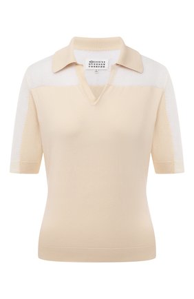 Женский хлопковый топ MAISON MARGIELA бежевого цвета по цене 39950 руб., арт. S51GL0031/S17676 | Фото 1 Женский хлопковый топ MAISON MARGIELA бежевого цвета, арт. S51GL0031/S17676 | Фото 1