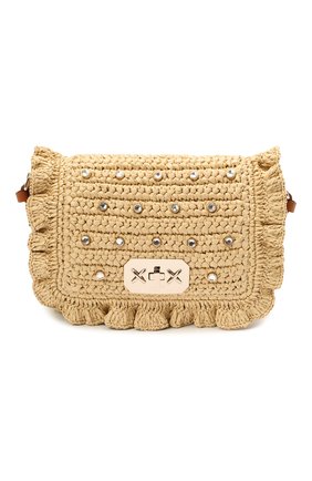Женская сумка REDVALENTINO бежевого цвета по цене 52450 руб., арт. VQ0B0C03/BBQ | Фото 1 Женская сумка REDVALENTINO бежевого цвета, арт. VQ0B0C03/BBQ | Фото 1