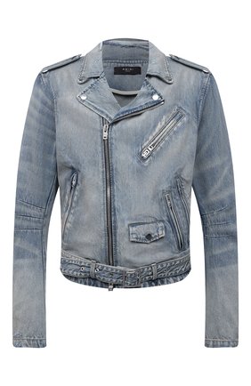 Мужская джинсовая куртка AMIRI синего цвета по цене 211500 руб., арт. MDT007-408 | Фото 1 Мужская джинсовая куртка AMIRI синего цвета, арт. MDT007-408 | Фото 1
