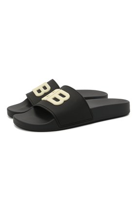 Женские резиновые шлепанцы pool BALENCIAGA черного цвета по цене 29800 руб., арт. 656434/W1S86 | Фото 1 Женские резиновые шлепанцы pool BALENCIAGA черного цвета, арт. 656434/W1S86 | Фото 1