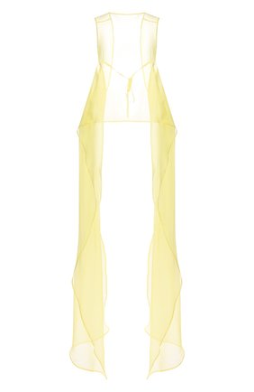 Женский шелковый топ DRIES VAN NOTEN желтого цвета по цене 111500 руб., арт. 211-10744-2360 | Фото 1 Женский шелковый топ DRIES VAN NOTEN желтого цвета, арт. 211-10744-2360 | Фото 1 (Материал внешний: Шелк; Кросс-КТ: без рукавов; Стили: Бохо; Длина (для топов): Удлиненные; Региональные ограничения белый список (Axapta Mercury): RU; Рукава: Без рукавов)