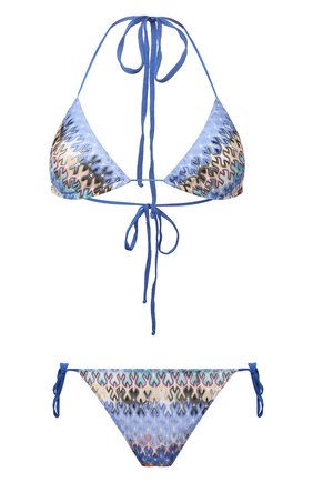Женский раздельный купальник MISSONI голубого цвета по цене 34300 руб., арт. MMP00006/BR00E3 | Фото 1 Женский раздельный купальник MISSONI голубого цвета, арт. MMP00006/BR00E3 | Фото 1