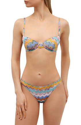 Женский раздельный купальник MISSONI разноцветного цвета по цене 45150 руб., арт. MMP00122/BR00E8 | Фото 2 Женский раздельный купальник MISSONI разноцветного цвета, арт. MMP00122/BR00E8 | Фото 2