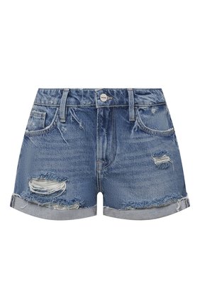 Женские джинсовые шорты FRAME DENIM синего цвета по цене 24750 руб., арт. LGGSH385 | Фото 1 Женские джинсовые шорты FRAME DENIM синего цвета, арт. LGGSH385 | Фото 1