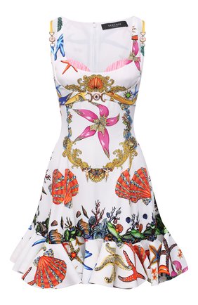 Женское платье из вискозы VERSACE разноцветного цвета по цене 379000 руб., арт. A89189/1F00958 | Фото 1 Женское платье из вискозы VERSACE разноцветного цвета, арт. A89189/1F00958 | Фото 1
