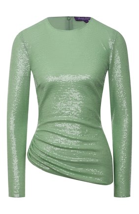 Женский топ с пайетками RALPH LAUREN светло-зеленого цвета по цене 259000 руб., арт. 290840184 | Фото 1 Женский топ с пайетками RALPH LAUREN светло-зеленого цвета, арт. 290840184 | Фото 1