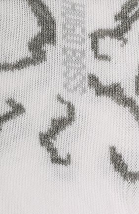 Мужские хлопковые носки BOSS белого цвета, арт. 50452821 | Фото 2 (Материал внешний: Хлопок; Кросс-КТ: бельё)