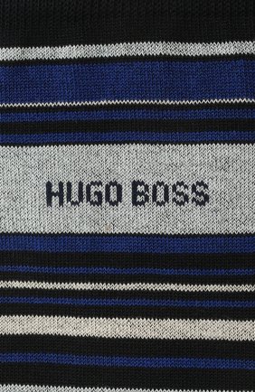 Мужские хлопковые носки BOSS темно-синего цвета по цене 1400 руб., арт. 50452771 | Фото 2 Мужские хлопковые носки BOSS темно-синего цвета, арт. 50452771 | Фото 2