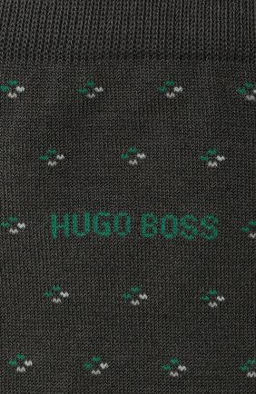 Мужские комплект из двух пар носков BOSS темно-серого цвета по цене 2200 руб., арт. 50449393 | Фото 2 Мужские комплект из двух пар носков BOSS темно-серого цвета, арт. 50449393 | Фото 2