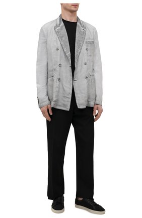 Мужской пиджак из вискозы и льна GIORGIO ARMANI серого цвета по цене 234500 руб., арт. 1SGGG0N3/T02IE | Фото 2 Мужской пиджак из вискозы и льна GIORGIO ARMANI серого цвета, арт. 1SGGG0N3/T02IE | Фото 2