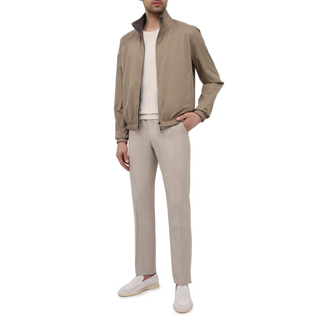 фото Брюки из шерсти и льна corneliani