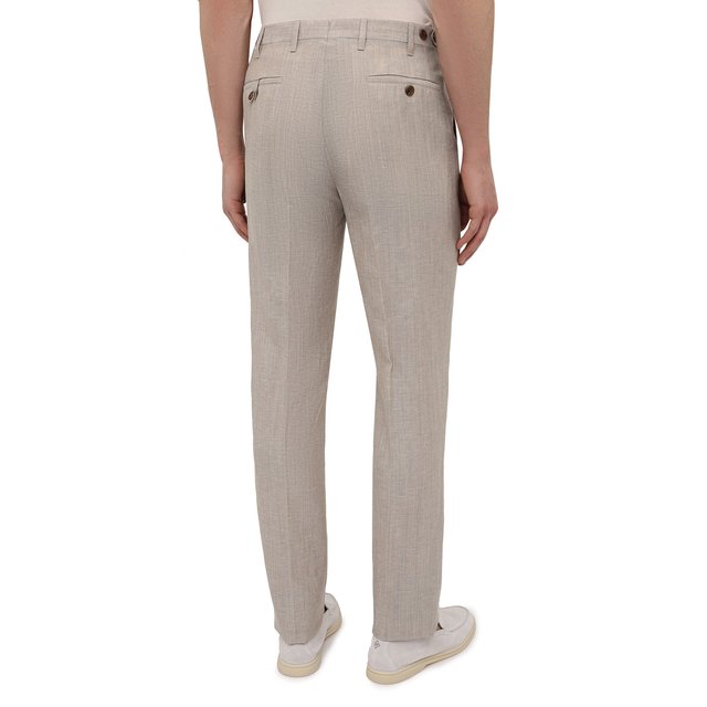 фото Брюки из шерсти и льна corneliani