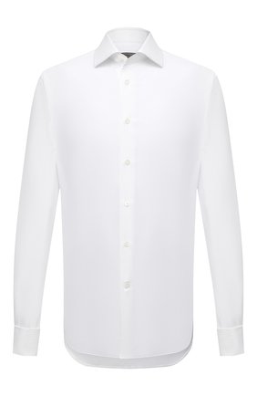 Мужская хлопковая сорочка CORNELIANI белого цвета по цене 30750 руб., арт. 87P150-1111267/00 | Фото 1 Мужская хлопковая сорочка CORNELIANI белого цвета, арт. 87P150-1111267/00 | Фото 1