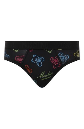 Мужские хлопковые брифы MOSCHINO черного цвета по цене 5905 руб., арт. A4701/8108 | Фото 1 Мужские хлопковые брифы MOSCHINO черного цвета, арт. A4701/8108 | Фото 1