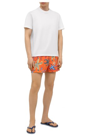 Мужские плавки-шорты VERSACE оранжевого цвета по цене 28500 руб., арт. ABU90003/1F01225 | Фото 2 Мужские плавки-шорты VERSACE оранжевого цвета, арт. ABU90003/1F01225 | Фото 2