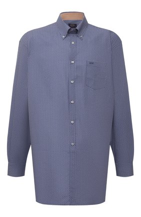 Мужская хлопковая рубашка PAUL&SHARK синего цвета по цене 29900 руб., арт. 21413440/C00 | Фото 1 Мужская хлопковая рубашка PAUL&SHARK синего цвета, арт. 21413440/C00 | Фото 1 (Длина (для топов): Удлиненные; Рубашки М: Classic Fit; Рукава: Длинные; Материал внешний: Хлопок; Манжеты: На пуговицах; Случай: Повседневный; Стили: Кэжуэл; Принт: С принтом; Воротник: Button down; Big sizes: Big Sizes)