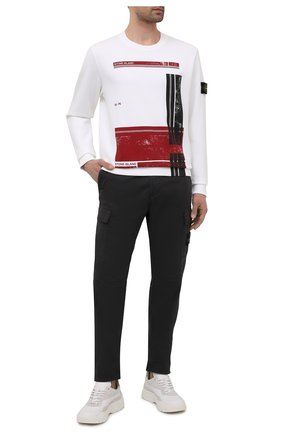 Мужские хлопковые брюки-карго STONE ISLAND темно-серого цвета по цене 29950 руб., арт. 741530519 | Фото 2 Мужские хлопковые брюки-карго STONE ISLAND темно-серого цвета, арт. 741530519 | Фото 2
