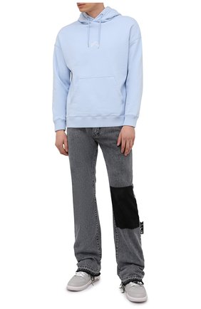 Мужские джинсы OFF-WHITE серого цвета по цене 55200 руб., арт. 0MYA116S21DEN002 | Фото 2 Мужские джинсы OFF-WHITE серого цвета, арт. 0MYA116S21DEN002 | Фото 2