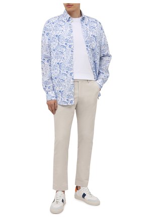 Мужские хлопковые брюки POLO RALPH LAUREN серого цвета по цене 15150 руб., арт. 710644988 | Фото 2 Мужские хлопковые брюки POLO RALPH LAUREN серого цвета, арт. 710644988 | Фото 2