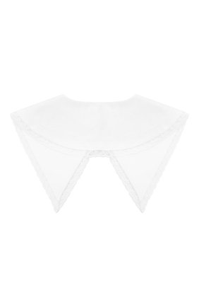 Женский воротник FLOWER ME белого цвета по цене 9900 руб., арт. COLLAR-CN004010L | Фото 2 Женский воротник FLOWER ME белого цвета, арт. COLLAR-CN004010L | Фото 2