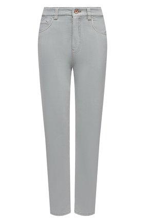 Женские джинсы BRUNELLO CUCINELLI серо-голубого цвета по цене 85500 руб., арт. MP93PP5596 | Фото 1 Женские джинсы BRUNELLO CUCINELLI серо-голубого цвета, арт. MP93PP5596 | Фото 1