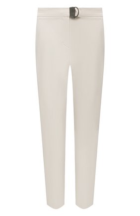 Женские хлопковые брюки BRUNELLO CUCINELLI кремвого цвета по цене 85900 руб., арт. MP126P7227 | Фото 1 Женские хлопковые брюки BRUNELLO CUCINELLI кремвого цвета, арт. MP126P7227 | Фото 1 (Длина (брюки, джинсы): Стандартные; Материал внешний: Хлопок; Стили: Кэжуэл; Женское Кросс-КТ: Брюки-одежда; Силуэт Ж (брюки и джинсы): Прямые)
