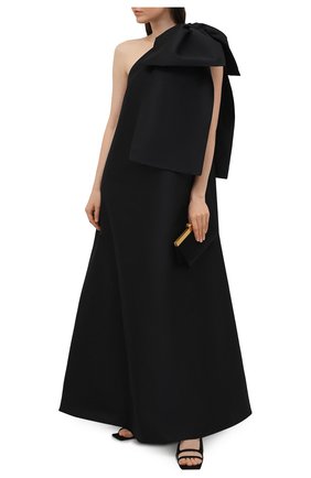 Женское платье BERNADETTE черного цвета по цене 73150 руб., арт. HS20-DRESS-WIN-TAF-2 | Фото 2 Женское платье BERNADETTE черного цвета, арт. HS20-DRESS-WIN-TAF-2 | Фото 2