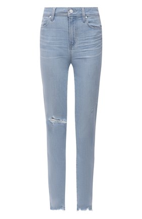 Женские джинсы PAIGE голубого цвета по цене 28300 руб., арт. 3757F46-4851 | Фото 1 Женские джинсы PAIGE голубого цвета, арт. 3757F46-4851 | Фото 1