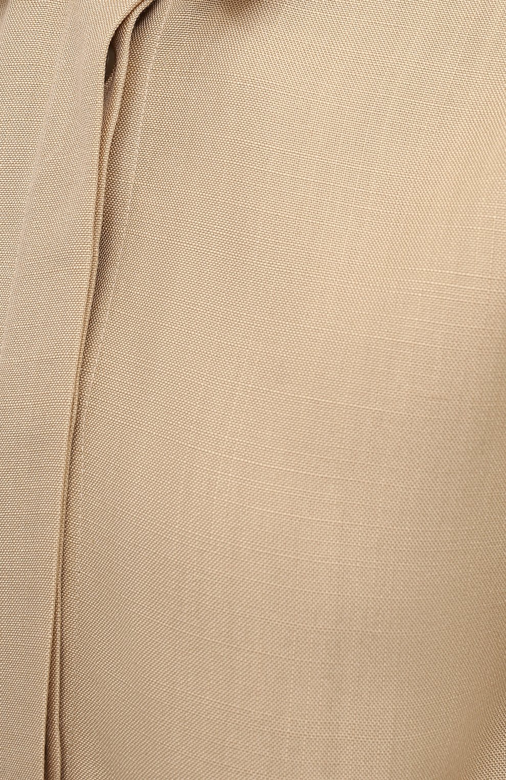 Женская рубашка из вискозы JOSEPH бежевого цвета, арт. JP001103 | Фото 5 (Рукава: Длинные; Принт: Без принта; Женское Кросс-КТ: Рубашка-одежда; Длина (для топов): Удлиненные; Региональные ограничения белый список (Axapta Mercury): RU; Материал внешний: Вискоза; Материал подклада: Купро; Стили: Кэжуэл)
