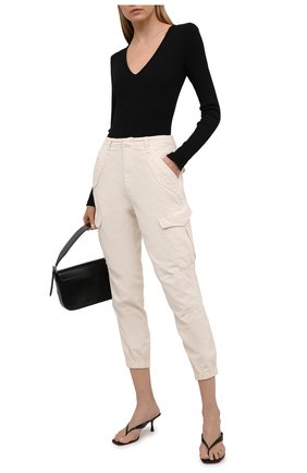 Женские хлопковые брюки RAG&BONE белого цвета по цене 35350 руб., арт. WCW21S70003G00 | Фото 2 Женские хлопковые брюки RAG&BONE белого цвета, арт. WCW21S70003G00 | Фото 2
