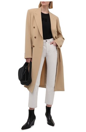 Женская хлопковая футболка FEAR OF GOD черного цвета по цене 22750 руб., арт. FG50-025CTJ | Фото 2 Женская хлопковая футболка FEAR OF GOD черного цвета, арт. FG50-025CTJ | Фото 2