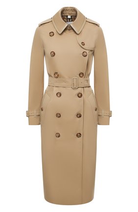 Женский хлопковый тренч BURBERRY бежевого цвета по цене 172000 руб., арт. 8039248 | Фото 1 Женский хлопковый тренч BURBERRY бежевого цвета, арт. 8039248 | Фото 1