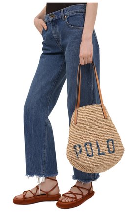 Женская сумка POLO RALPH LAUREN бежевого цвета по цене 23900 руб., арт. 428746920 | Фото 2 Женская сумка POLO RALPH LAUREN бежевого цвета, арт. 428746920 | Фото 2
