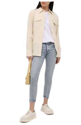 Женские джинсы MOUSSY голубого цвета по цене 29950 руб., арт. 025ESC11-2340 | Фото 2 Женские джинсы MOUSSY голубого цвета, арт. 025ESC11-2340 | Фото 2
