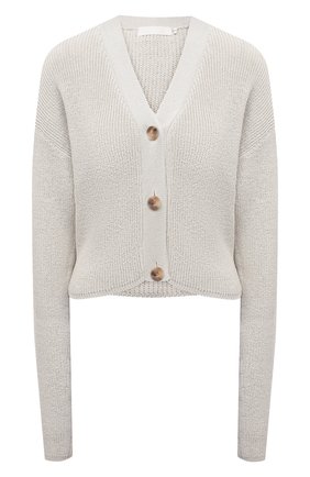 Женский хлопковый кардиган MOUSSY кремвого цвета по цене 23850 руб., арт. 025ES370-0150 | Фото 1 Женский хлопковый кардиган MOUSSY кремвого цвета, арт. 025ES370-0150 | Фото 1