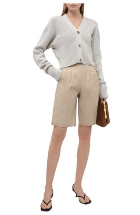 Женский хлопковый кардиган MOUSSY кремвого цвета по цене 23850 руб., арт. 025ES370-0150 | Фото 2 Женский хлопковый кардиган MOUSSY кремвого цвета, арт. 025ES370-0150 | Фото 2