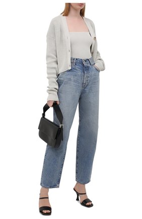 Женское хлопковое боди MOUSSY кремвого цвета по цене 19900 руб., арт. 025ES370-0100 | Фото 2 Женское хлопковое боди MOUSSY кремвого цвета, арт. 025ES370-0100 | Фото 2