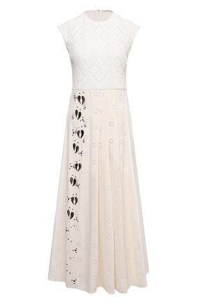 Женское платье CHLOÉ кремвого цвета по цене 422500 руб., арт. CHC21UR020482 | Фото 1 Женское платье CHLOÉ кремвого цвета, арт. CHC21UR020482 | Фото 1 (Случай: Повседневный; Материал подклада: Синтетический материал; Стили: Бохо; Длина Ж (юбки, платья, шорты): Миди; Женское Кросс-КТ: Платье-одежда; Материал внешний: Вискоза; Региональные ограничения белый список (Axapta Mercury): RU; Рукава: Без рукавов)