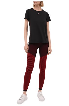 Женские леггинсы TOMMY HILFIGER синего цвета по цене 7490 руб., арт. S10S100950 | Фото 2 Женские леггинсы TOMMY HILFIGER синего цвета, арт. S10S100950 | Фото 2