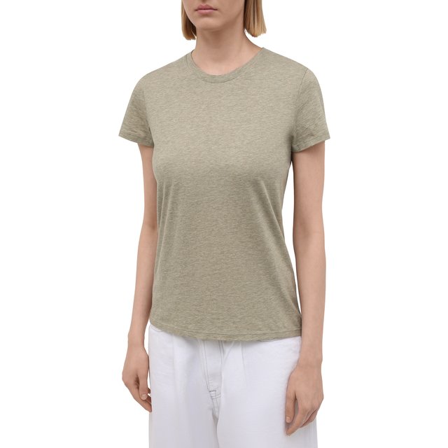 фото Хлопковая футболка vince