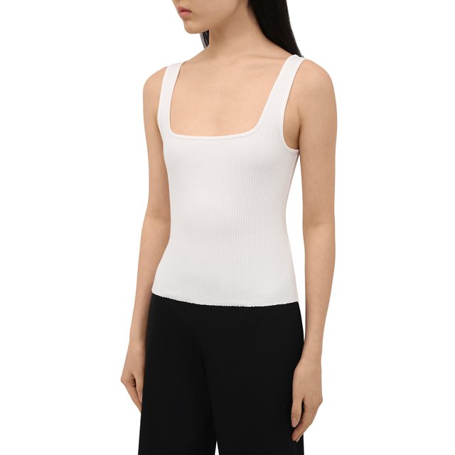 фото Топ из хлопка и вискозы vince