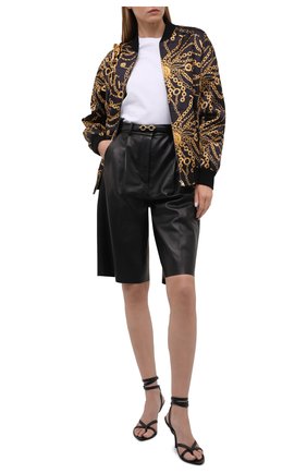Женские кожаные босоножки TOM FORD черного цвета по цене 76250 руб., арт. W2885T-LCL107 | Фото 2 Женские кожаные босоножки TOM FORD черного цвета, арт. W2885T-LCL107 | Фото 2