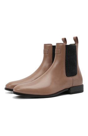 Женские кожаные челси BRUNELLO CUCINELLI бежевого цвета по цене 120000 руб., арт. MZPRC1862P | Фото 1 Женские кожаные челси BRUNELLO CUCINELLI бежевого цвета, арт. MZPRC1862P | Фото 1 (Подошва: Плоская; Материал внутренний: Натуральная кожа; Женское Кросс-КТ: Челси-ботинки; Каблук высота: Низкий)