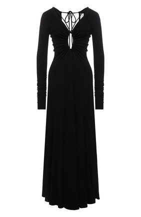 Женское платье из вискозы VICTORIA BECKHAM черного цвета по цене 158000 руб., арт. 1221WDR002533A | Фото 1 Женское платье из вискозы VICTORIA BECKHAM черного цвета, арт. 1221WDR002533A | Фото 1