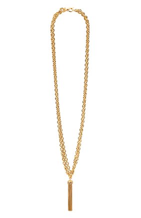 Женское колье SAINT LAURENT золотого цвета по цене 85900 руб., арт. 656690/Y1500 | Фото 1 Женское колье SAINT LAURENT золотого цвета, арт. 656690/Y1500 | Фото 1